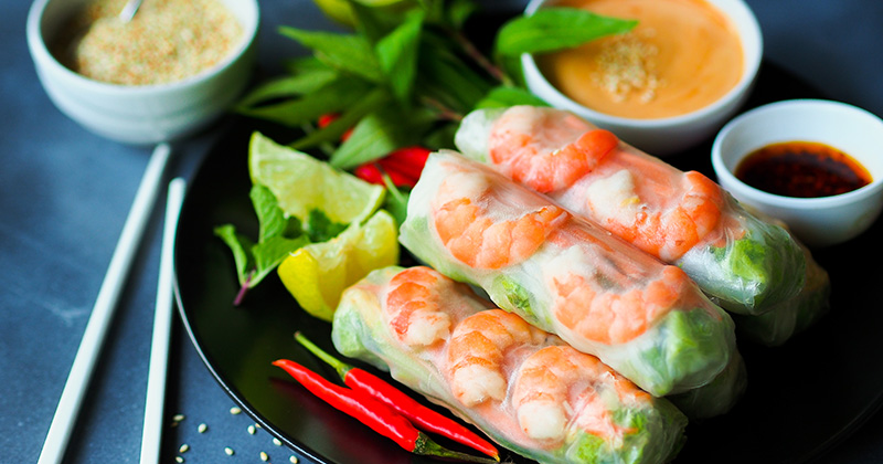 Cocina Asiática de Indonesia y Vietnam